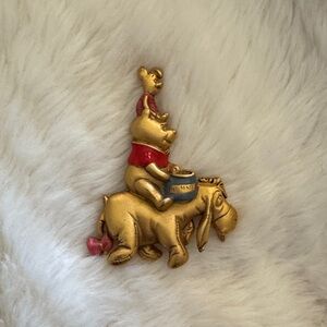 Disney Piglet, Pooh & Eeyore RETIRED Brooch Pin - EXCELLENT CONDITION